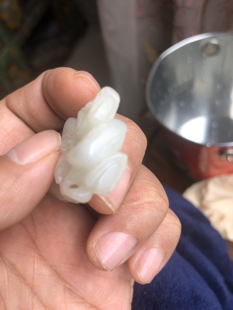 古玩玉器和田玉人物真品鑒賞圖