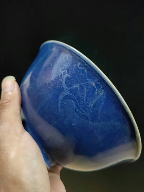 古玩陶瓷嘉慶款碗真品鑒賞圖