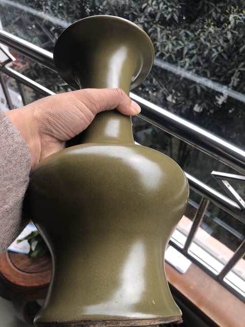 古玩陶瓷茶葉末釉瓶拍賣，當前價格11000元