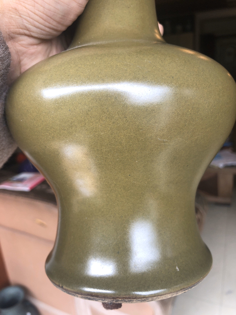 古玩陶瓷茶葉末釉瓶拍賣，當前價格11000元