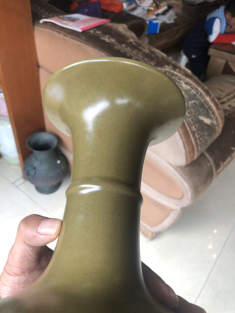 古玩陶瓷茶葉末釉瓶拍賣，當前價格11000元