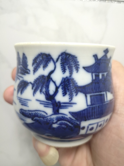 古玩陶瓷青花杯拍賣，當前價格9700元