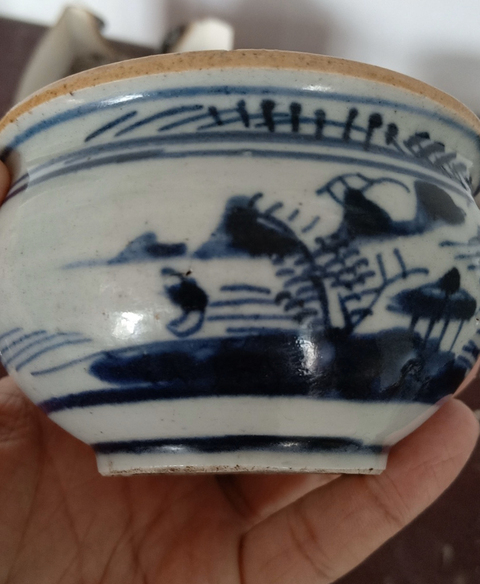 古玩陶瓷山水香爐拍賣，當前價格6800元