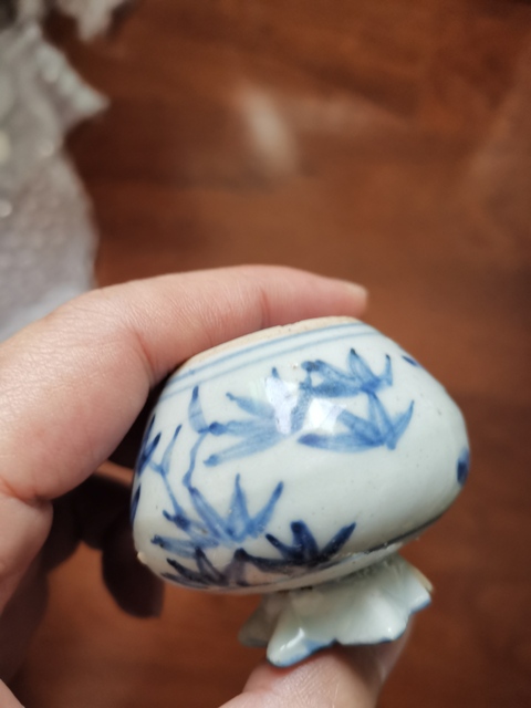 古玩陶瓷明晚期青花石榴尊拍賣，當(dāng)前價格10500元