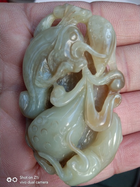 古玩玉器和田玉雕件拍賣，當前價格4600元