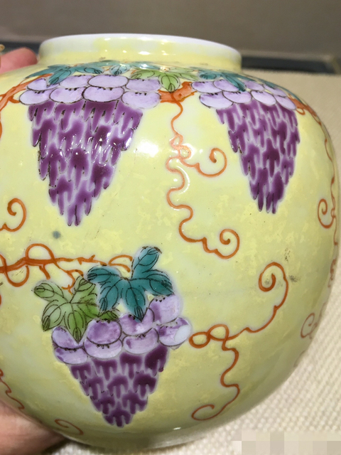 古玩陶瓷粉彩罐拍賣，當(dāng)前價(jià)格13900元