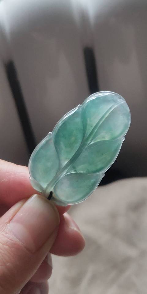 古玩玉器扁豆翡翠拍賣，當前價格5800元