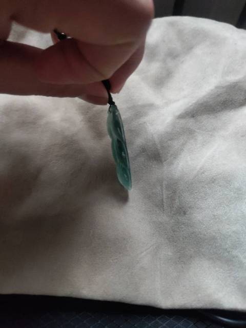 古玩玉器扁豆翡翠拍賣，當前價格5800元