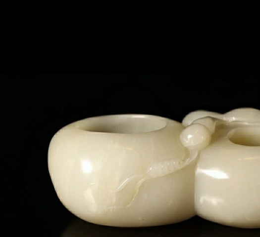 古玩玉器洗子拍賣，當前價格9200元