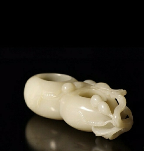 古玩玉器洗子拍賣，當前價格9200元