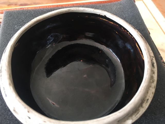 古玩陶瓷黑釉蓋盒底拍賣，當前價格13900元