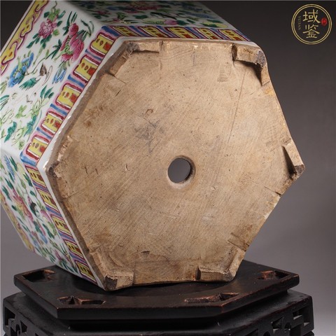 古玩陶瓷粉彩花盆拍賣，當(dāng)前價格11800元