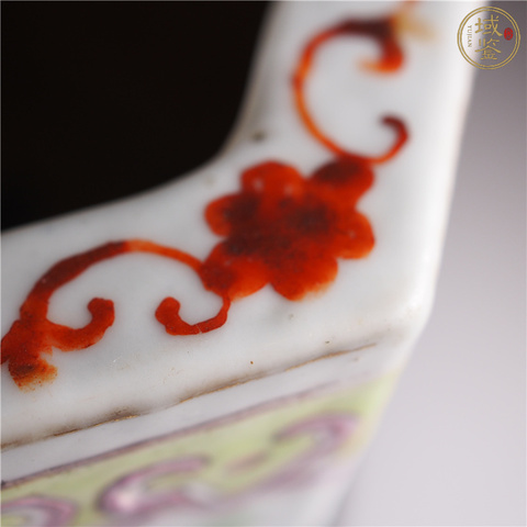 古玩陶瓷粉彩花盆拍賣，當(dāng)前價格11800元