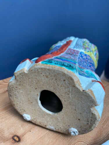 古玩陶瓷粉彩塑像拍賣，當前價格6600元