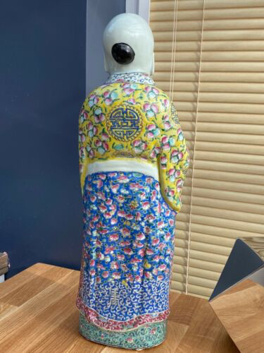 古玩陶瓷粉彩塑像拍賣，當前價格6600元