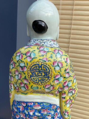 古玩陶瓷粉彩塑像拍賣，當前價格6600元