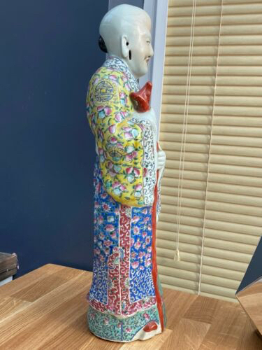 古玩陶瓷粉彩塑像拍賣，當前價格6600元