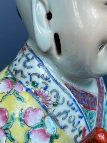 古玩陶瓷粉彩塑像拍賣，當前價格6600元