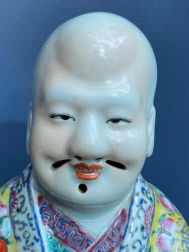 古玩陶瓷粉彩塑像拍賣，當前價格6600元