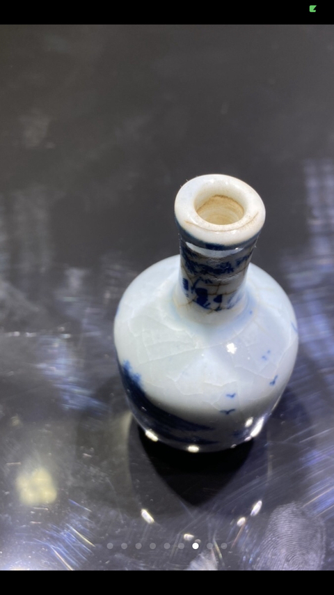 古玩陶瓷青花小瓶拍賣，當前價格6800元