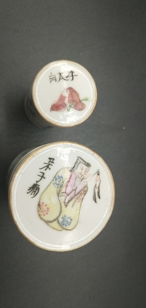 古玩陶瓷人物粉彩蓋盒拍賣，當前價格13800元