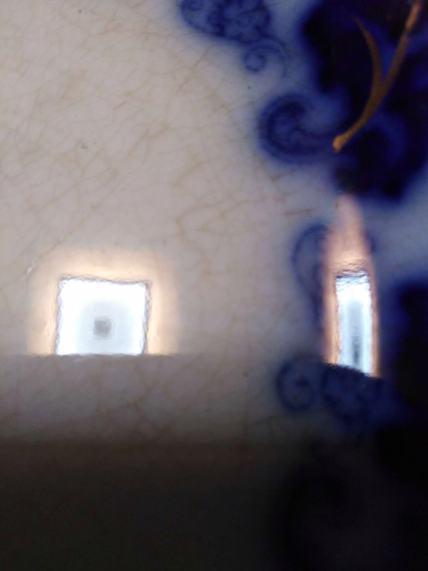 古玩陶瓷青花描金花卉紋盤(pán)拍賣，當(dāng)前價(jià)格3800元