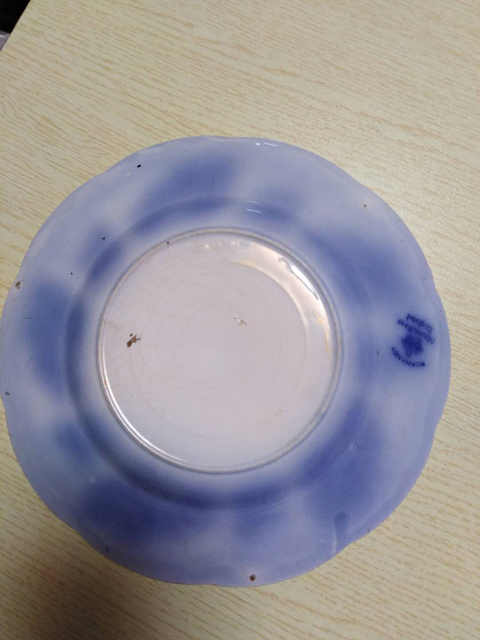 古玩陶瓷青花描金花卉紋盤(pán)拍賣，當(dāng)前價(jià)格3800元