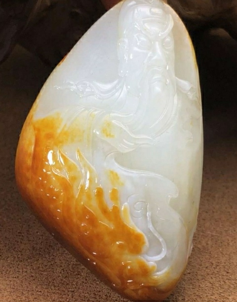 古玩玉器關公拍賣，當前價格9800元