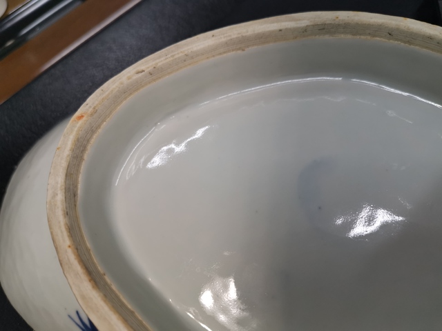 古玩陶瓷三星人物海棠盤拍賣，當前價格9800元