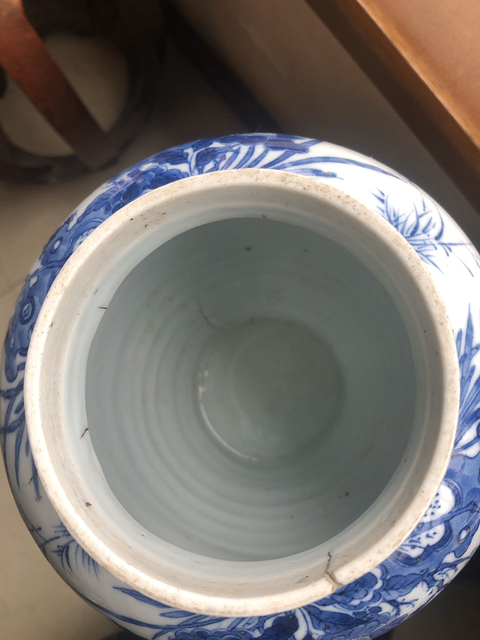 古玩陶瓷青花蓮子罐拍賣，當前價格11800元