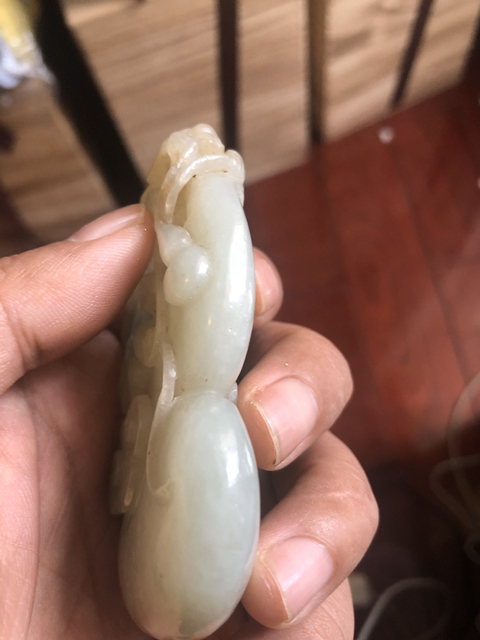 古玩玉器葫蘆掛件拍賣，當(dāng)前價(jià)格6900元