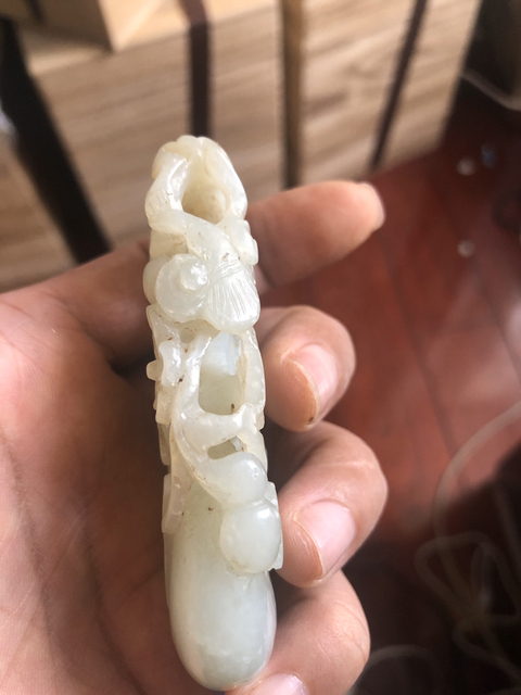 古玩玉器葫蘆掛件拍賣，當(dāng)前價(jià)格6900元