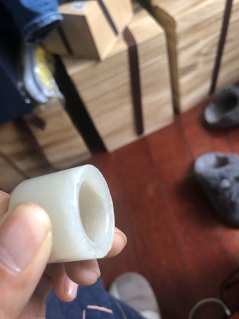 古玩玉器扳指拍賣，當前價格14800元