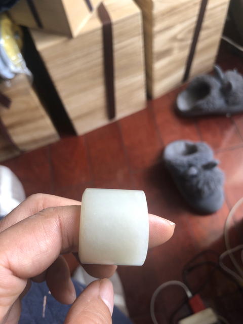 古玩玉器扳指拍賣，當前價格14800元