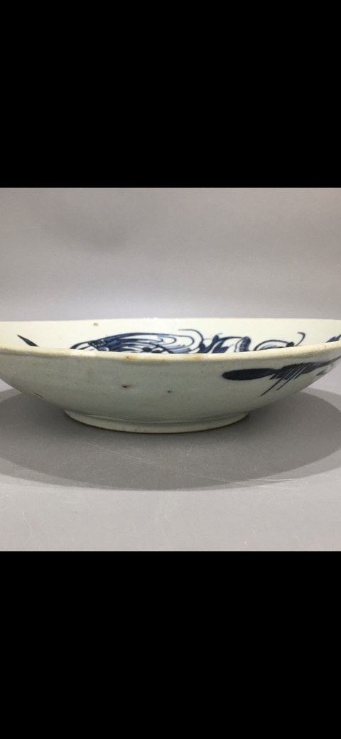 古玩陶瓷鳳紋盤拍賣，當前價格13600元