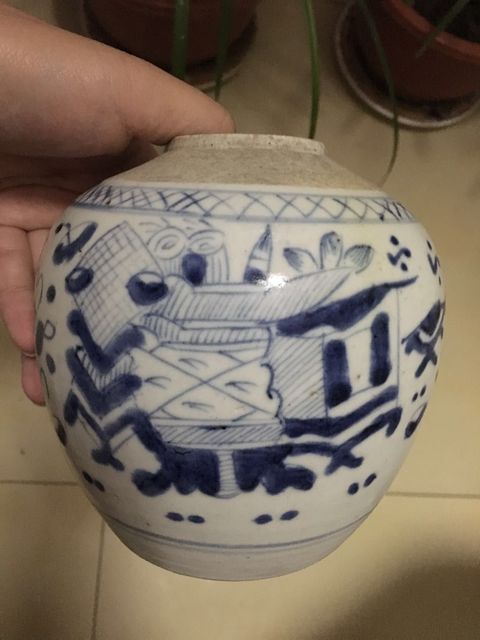 古玩陶瓷青花罐拍賣，當前價格6500元