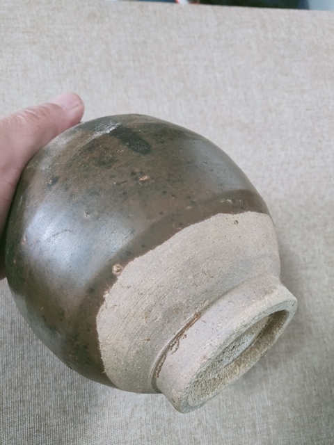 古玩陶瓷褐釉罐拍賣，當前價格5000元