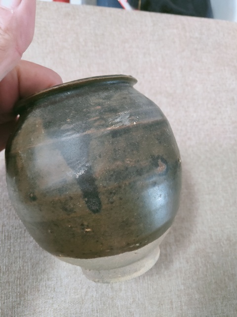 古玩陶瓷褐釉罐拍賣，當前價格5000元