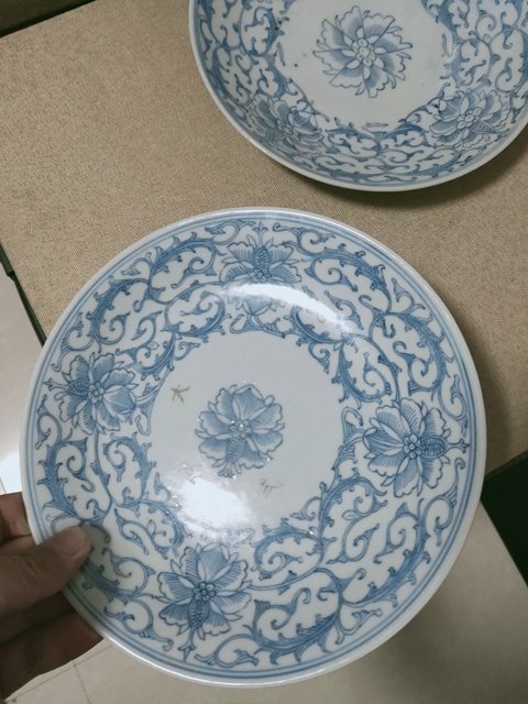 古玩陶瓷青花盤拍賣，當前價格4800元