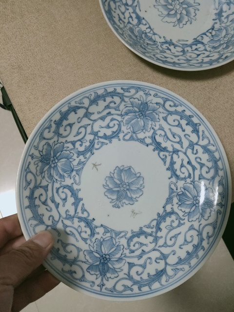 古玩陶瓷青花盤拍賣，當前價格4800元