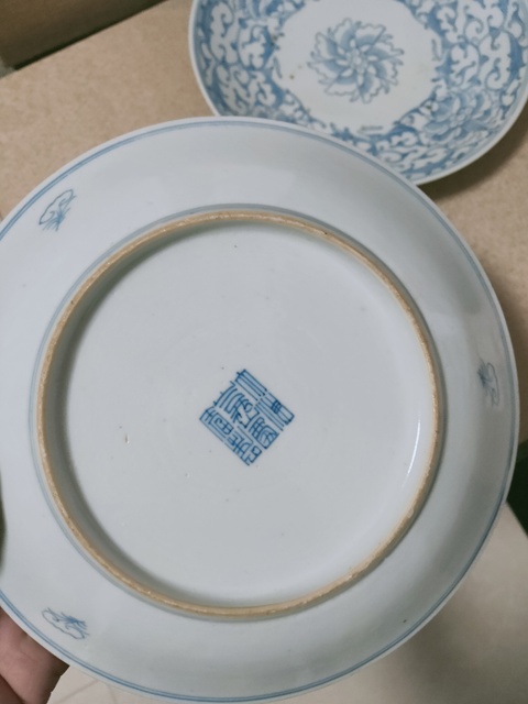 古玩陶瓷青花盤拍賣，當前價格4800元