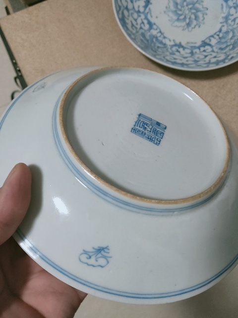 古玩陶瓷青花盤拍賣，當前價格4800元