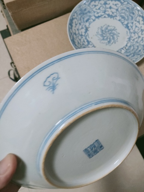 古玩陶瓷青花盤拍賣，當前價格4800元