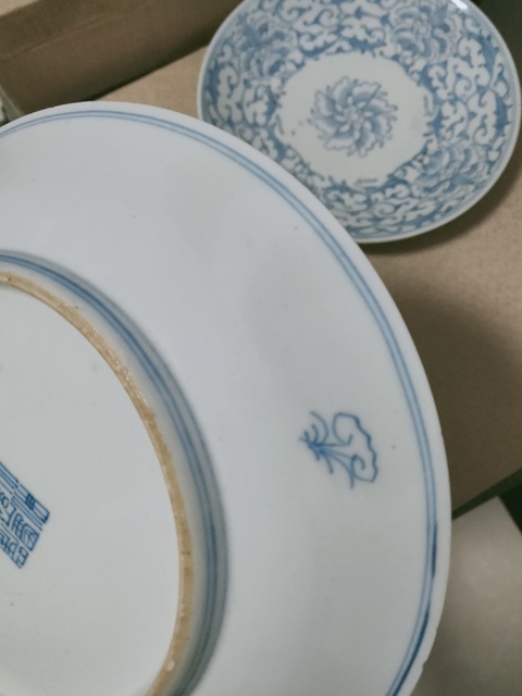 古玩陶瓷青花盤拍賣，當前價格4800元