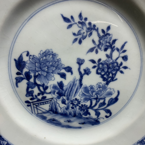 古玩陶瓷青花盤拍賣，當前價格3800元