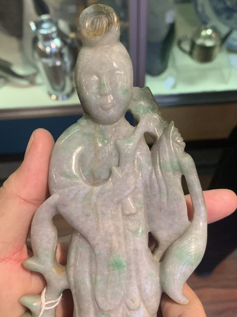 古玩玉器仕女拍賣，當前價格13500元