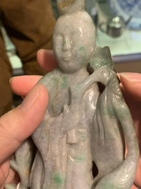 古玩玉器仕女拍賣，當前價格13500元