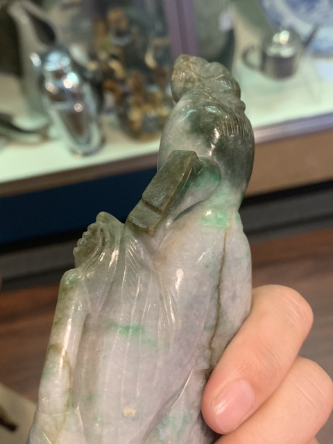 古玩玉器仕女拍賣，當前價格13500元