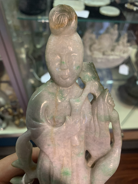 古玩玉器仕女拍賣，當前價格13500元