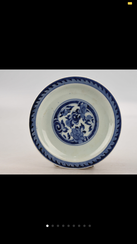 古玩陶瓷青花盤拍賣，當前價格6000元